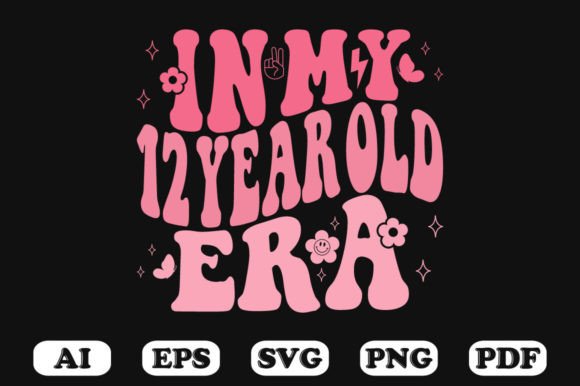 In My 12 Year Old Era Wavy Svg T-shirt