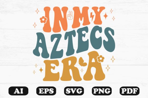 In My Aztecs Era Retro Wavy SVG: A Designer’s Perspective