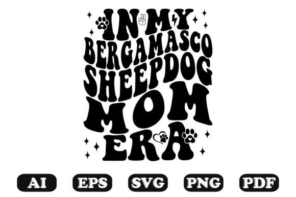 In My Bergamo Sheepdog Mom Era Wavy SVG Review