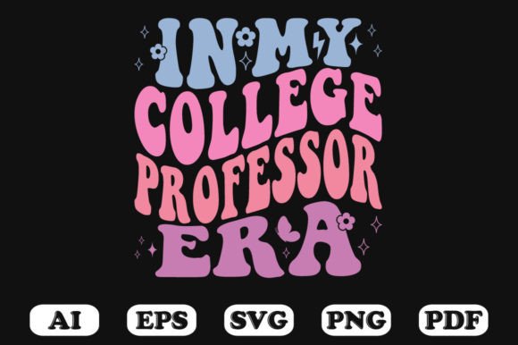 In My College Professor Era Retro Wavy Design Review