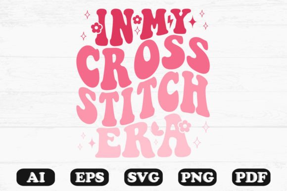 In My Cross Stitch Era Retro Wavy SVG Review