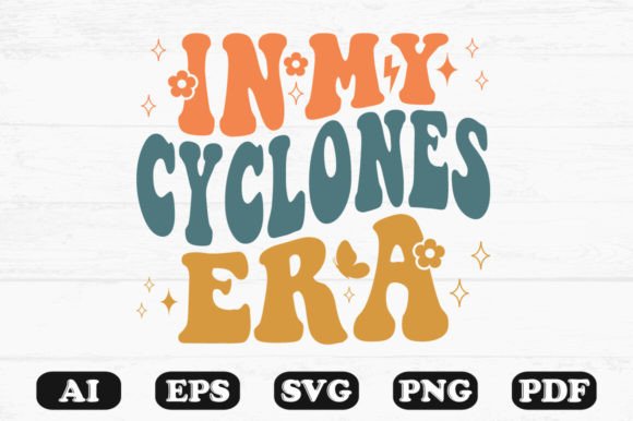 In My Cyclones Era Retro Wavy Svg Review