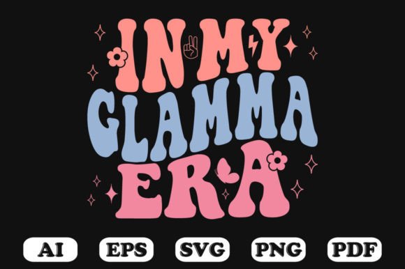 In My Glam Ma Era Retro Wavy SVG: A Designer’s Take