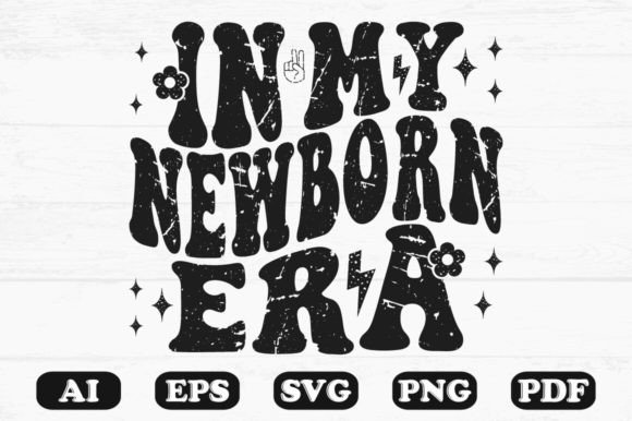 In My Newborn Era T-shirt Design: A Nostalgic Embroidery Pick