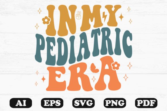 In My Pediatric Era Retro Wavy SVG: A Nostalgic Embroidery Design Review